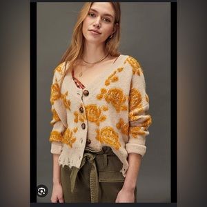 Anthropologie Saoirse cardigan sweater